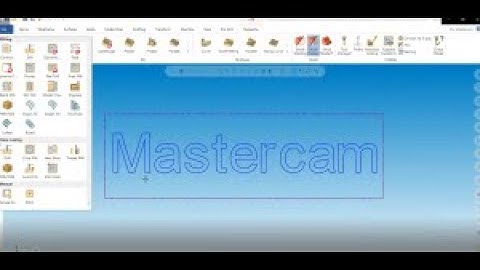 Tech Tip - Mastercam Engrave Toolpath
