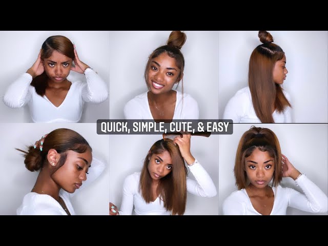 Pin by micayla🦦 on //HAIR// | Straight hairstyles, Human hair wigs,  Natural straight hair