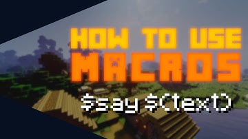 How to use MACRO COMMANDS in 5 minutes!