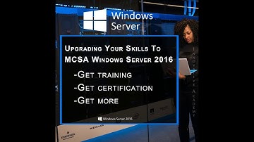MCSA WIndows Server 2016 Training