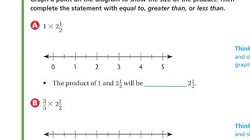 California go math lesson 7.8 compare mixed number factors and products