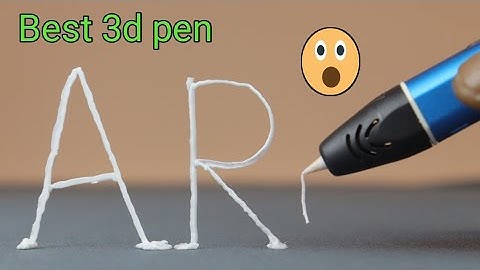 Write in the air using 3idea A3 3D pen