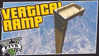 CRAZY VERTICAL RAMP! GTA 5 Mod!