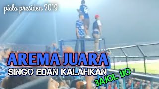 YULI SUMPIL PEMBAKAR SEMANGAT AREMANIA TRIBUN UNDERSCORE. AREMA FC VS Persebaya