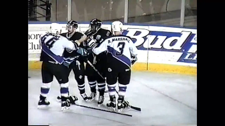 1996 Syracuse Crunch vs. Baltimore Bandits scrum G...