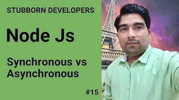 Synchronous vs Asynchronous Methods in Node.js