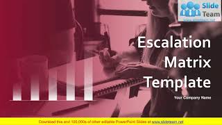 Escalation Matrix Template PowerPoint Presentation Slides