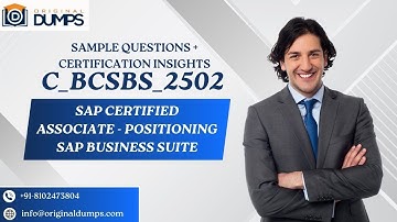 C_BCSBS_2502 Sample Questions & Answers | SAP Business Suite Positioning Explained
