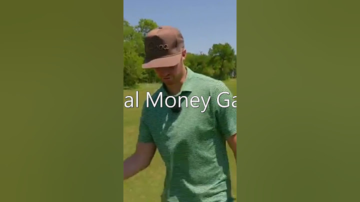 gm  golf   I Played In a Local Money Game