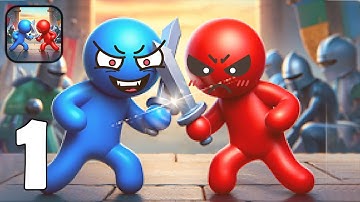 Cannon Troops - Part 1 Levels 1-8 Stickman Castle Takeover - Gameplay Walkthrough(iOS, Android)