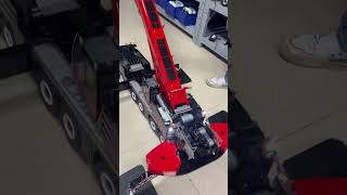 The custom LTM1350 hydraulic crane truck is being tested #rcmodel #rccrane #rctruck