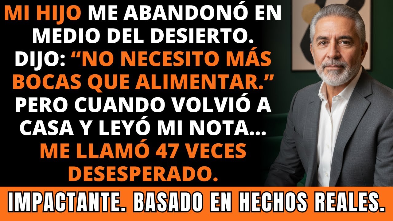 Mi Hijo Me Abandonó en una Carretera Desierta… Pero Cuando Volvió a Casa, Nada Era Igual. IMPACTANTE