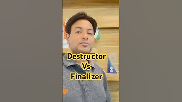 Destructor v/s finalizer #programming #aspdotnetcore #GC