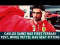 Carlos Sainz tests for Ferrari while Sebastian Vettel has Aston seat fitting - F1 News 27 01 21