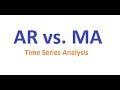 Autoregressive vs. Moving Average: Difference between AR and MA in Microsoft Excel