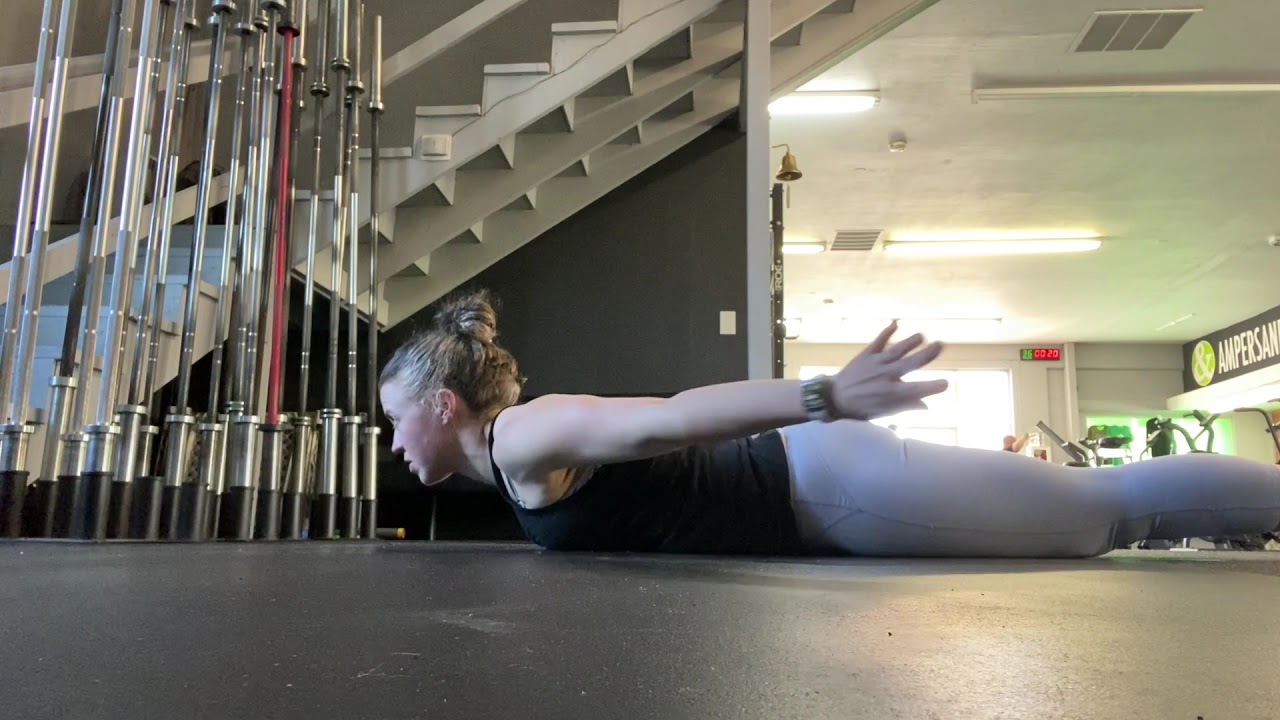 Shoulder Warm-up: Swimmer - YouTube