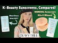 Kbeauty sunscreens review dewytree  good mineral options