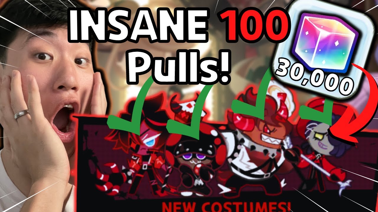 Costume gacha redemption ark insane 100 pulls cookie run kingdom