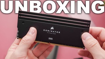 Corsair Dominator Titanium DDR5 RAM Unboxing