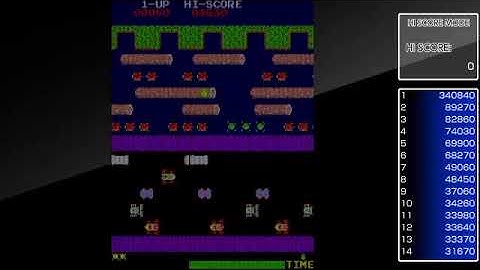 Arcade Archives FROGGER (PlayStation 4 U.S.) One Coin Gameplay Sample