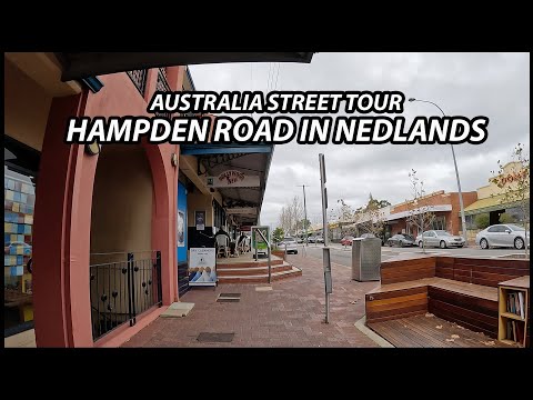 Walking Along HAMPDEN ROAD in Nedlands, Perth | Tour of Australia's Street #citywalkthrough