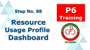 🔴 How to Create an Interactive Dashboard Using the Resource Usage Spreadsheet in Primavera P6