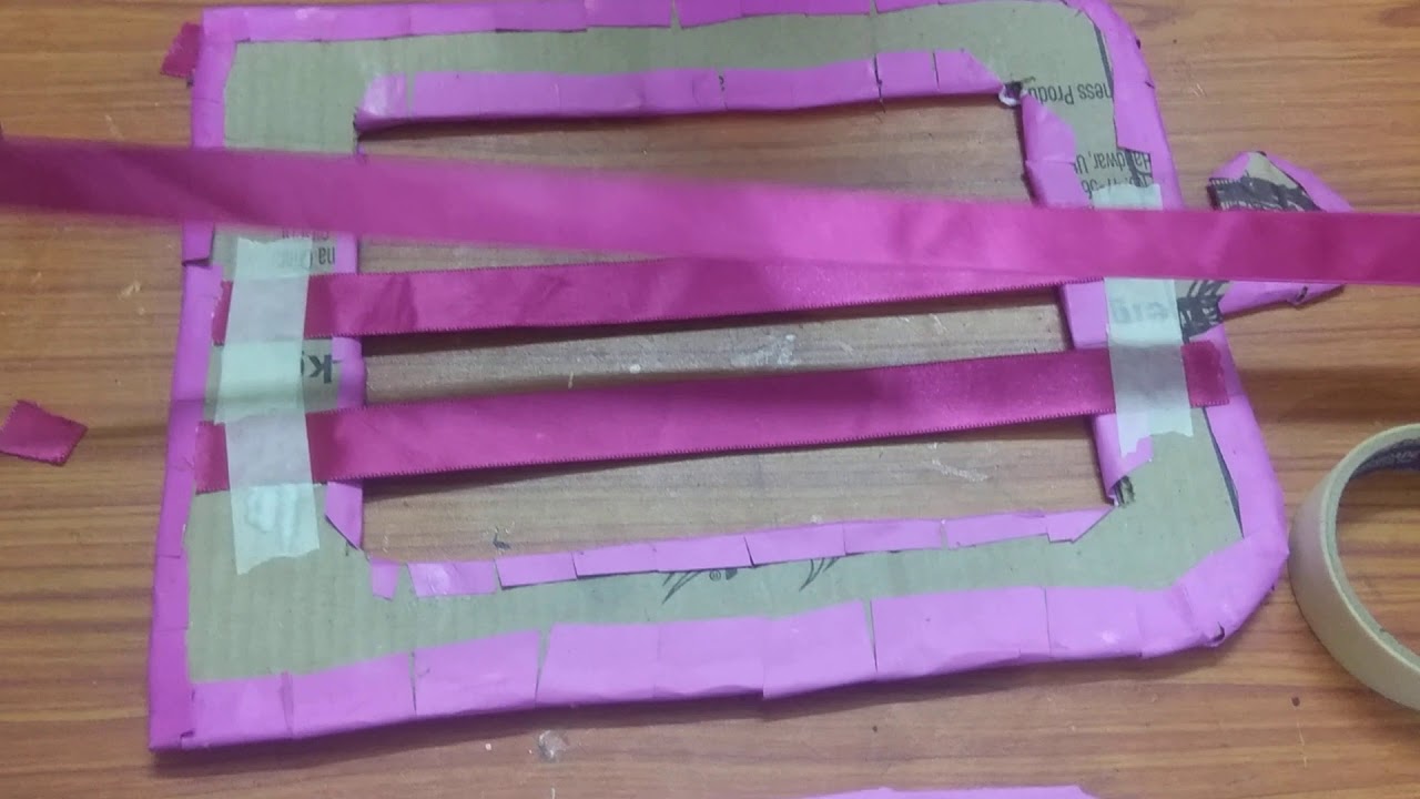 Hair accessory organiser making with cardboard YouTube