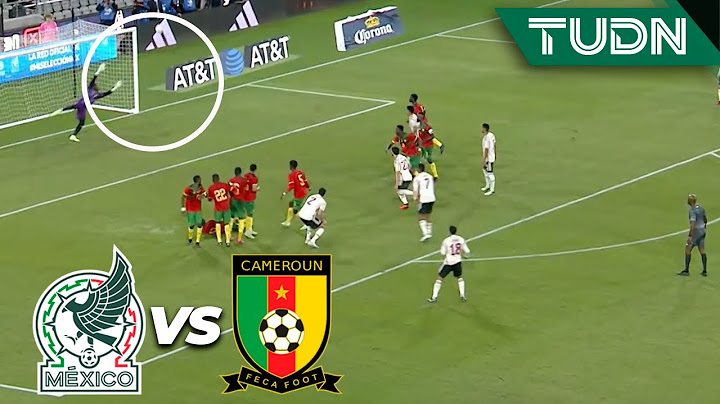 It was going to be a GREAT GOAL from CHÁVEZ! | Mexico 1-2 Cameroon | 2023 International Friendly ...