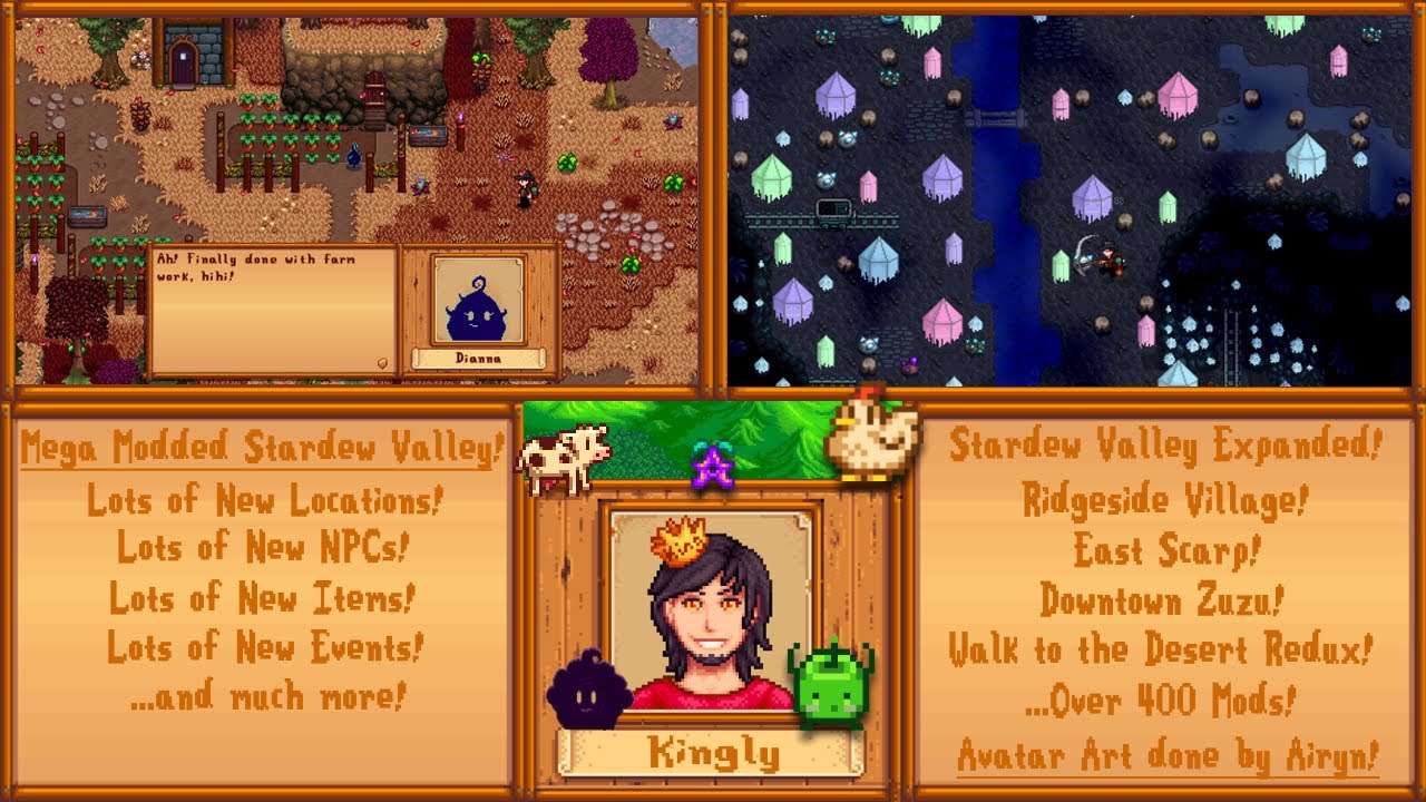 more-lunna-astray-events-and-a-good-mine-run-in-mega-modded-stardew