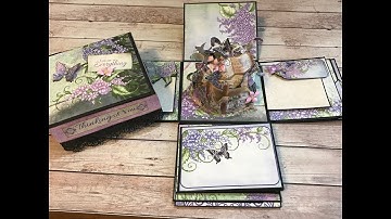 HEARTFELT CREATIONS EXPLOSION BOX   ALBUM SHELLIE GEIGLE