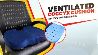 Coccyx Cushion for Back Pain Relief | Cushion For Proper Sitting - Relieve Tailbone Pain