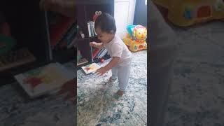 Ethan's first steps!
