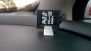 temp and press oil and turbo