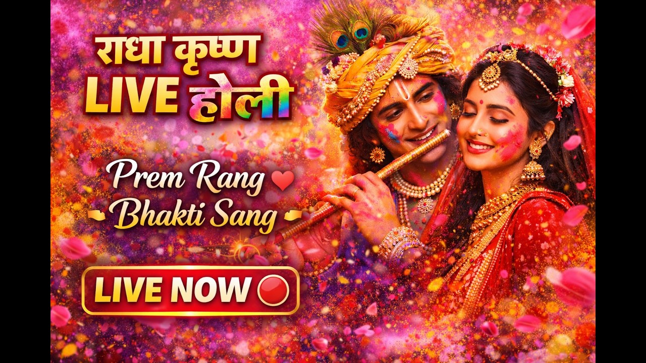 Radha Krishna LIVE Holi 2026 | Prem Rang Bhakti Sang  Radha Krishna Prem Mahotsav #holi #live #viral