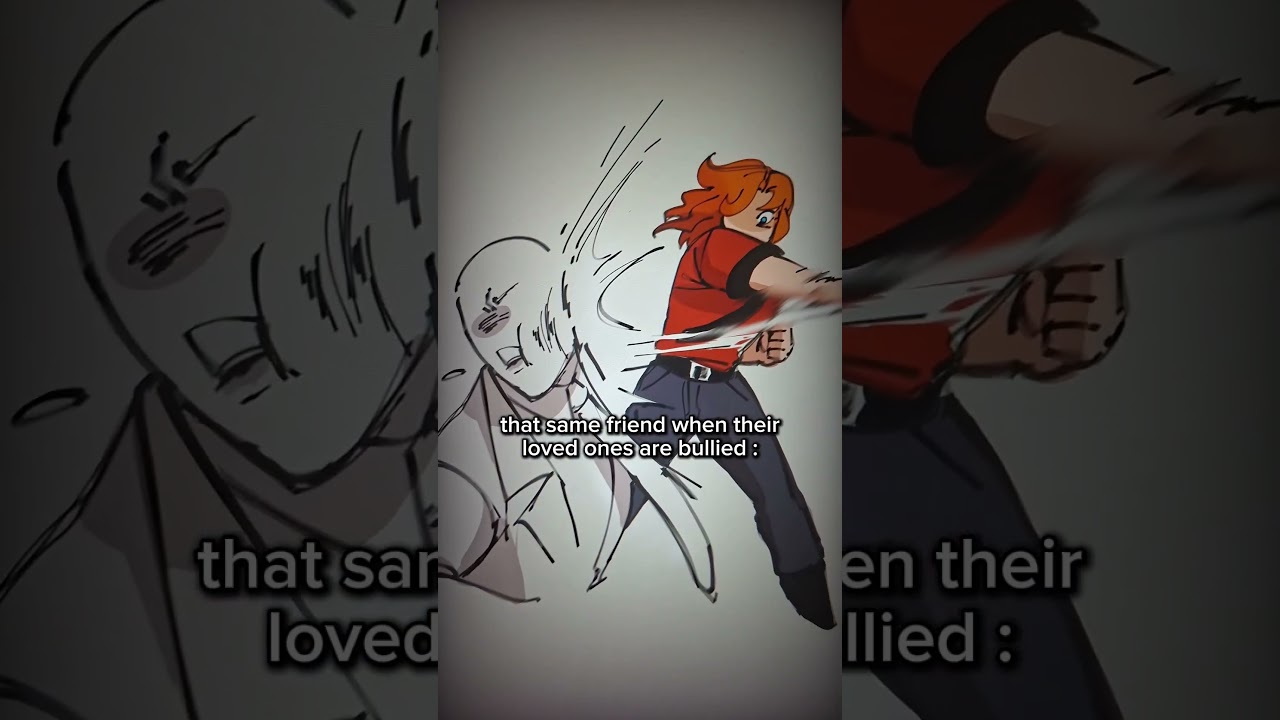 How the nice friend handles bullying 