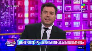 📣 Fer Dente habló en contra de los dichos homofóbicos de Nicolás Márquez