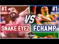 SF6 🔥 Snake Eyez (Zangief) vs Filipino Champ (Dhalsim) 🔥 Street Fighter 6