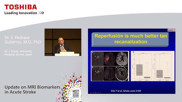 Dr. S. Pedraza Gutiérrez at ECR 2016 - "Update on MRI biomarkers in acute stroke"