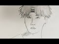 رسم جيهوب من بى تى اس خطوه بخطوه Drawing J Hope From Bts Step By Step 