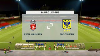 Royal Excel Mouscron vs Sint Truiden | Belgian Pro League (01/12/2020) | Fifa 21