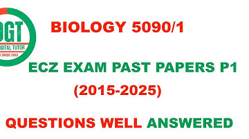 BIOLOGY P1 ECZ EXAMS 2015-2025 LESSON 1