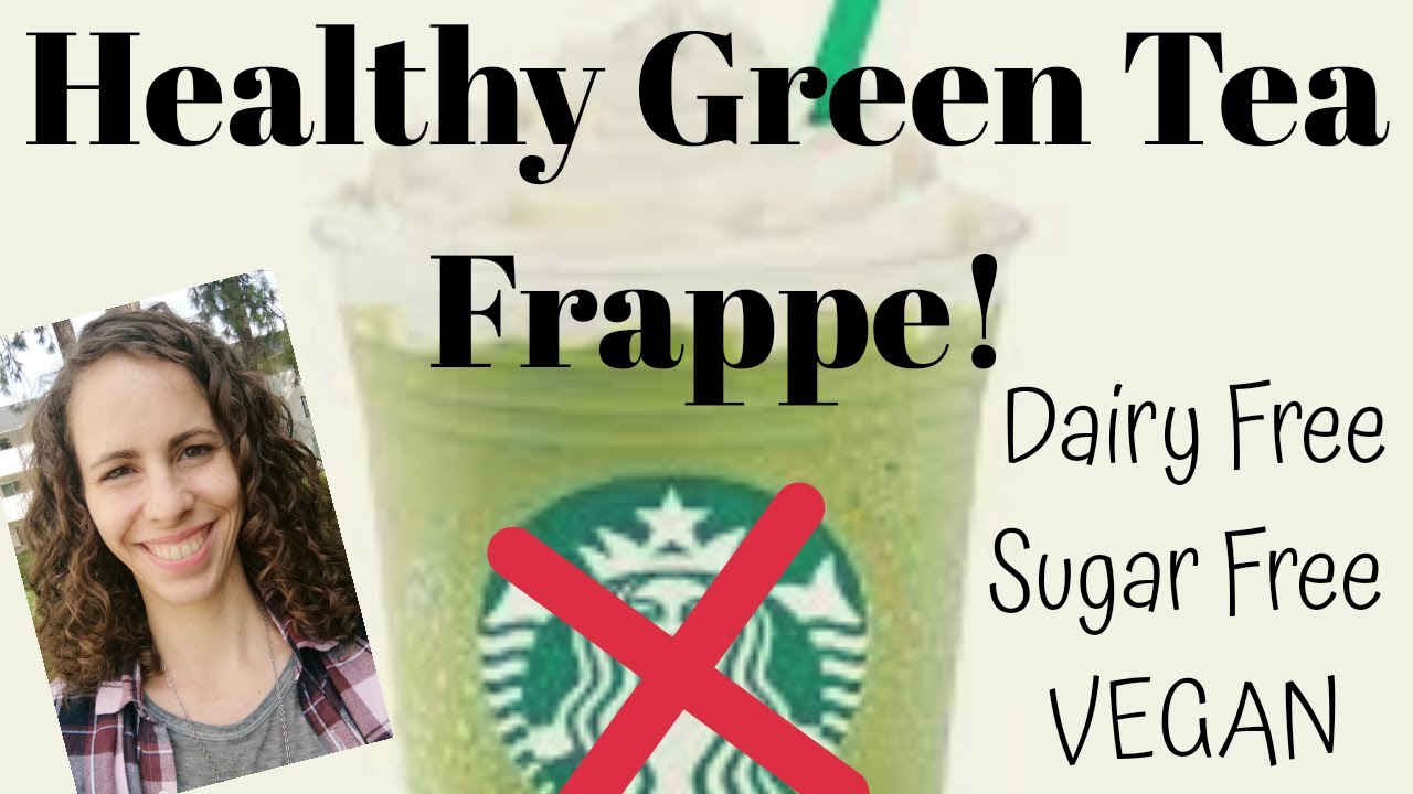 Healthy Green Tea Frappuccino Recipe! Cheaper then Starbucks! YouTube