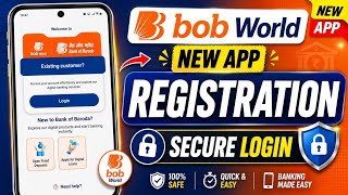 BOB World App New Registration For Existing Customer | Bank Of Baroda New App Login Process 2026 screenshot 5