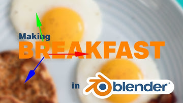 Making Breakfast (in Blender) LIVE