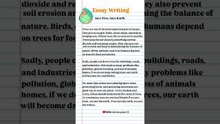 Save Tree, Save Earth Essay in English//Essay Writing in English// #shivaniyadav78
