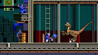 Jurassic Park Rampage Edition Sega Genesis Speedrun (Grant) Part 1