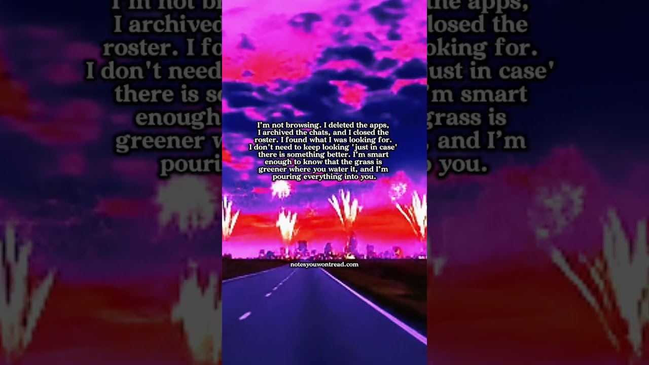 I am done looking for the next best thing. 