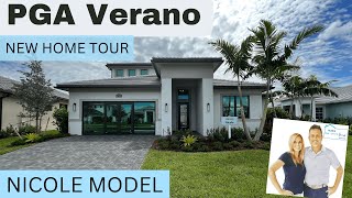 PGA Verano Port St Lucie New Home Tour | Nicole Model 3 Bed 3 Bath from $508,990