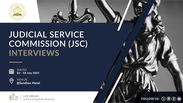 Judicial Service Commission Interviews: 2 July 2025