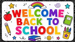 WELCOME BACK TO SCHOOL 🍎 First Day of School Background | Cheerful Classroom Ambience